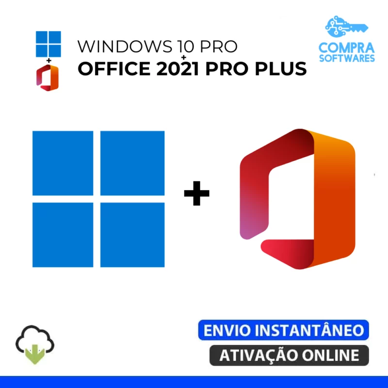 Microsoft Windows 10 Pro + Office 2021 Pro Plus