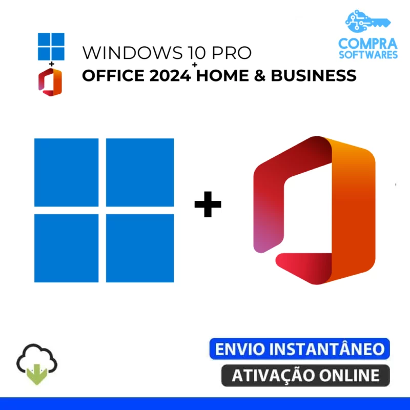 Microsoft Windows 10 Pro + Office 2024 Home & Business