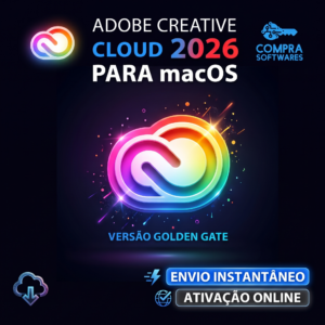 Adobe Creative Cloud 2026 todos Apps para MacOS - Vitalício